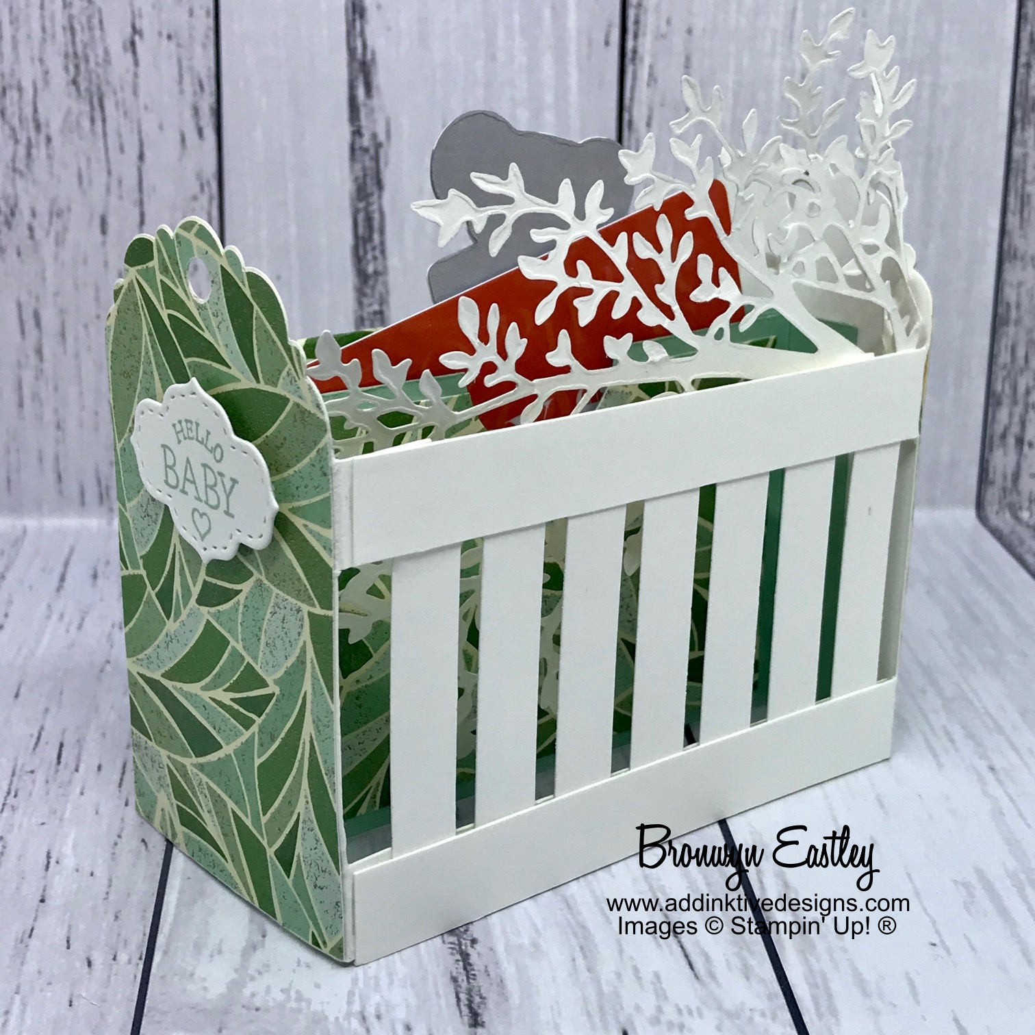 Baby Crib Gift Card Holder Back Addinktive Designs